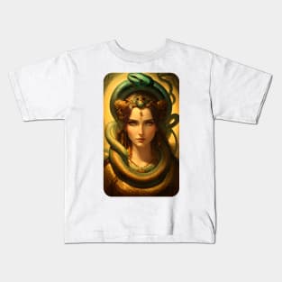 Snake Queen Graphic Art Kids T-Shirt